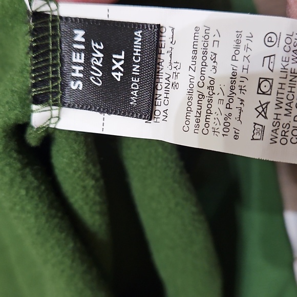 SHEIN Forest Green Fleece Top - Picture 6 of 7
